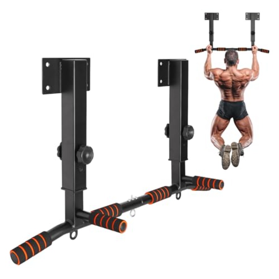Pull Up Bar Grip - Wall Mounted Pull Up Bar Adjustable