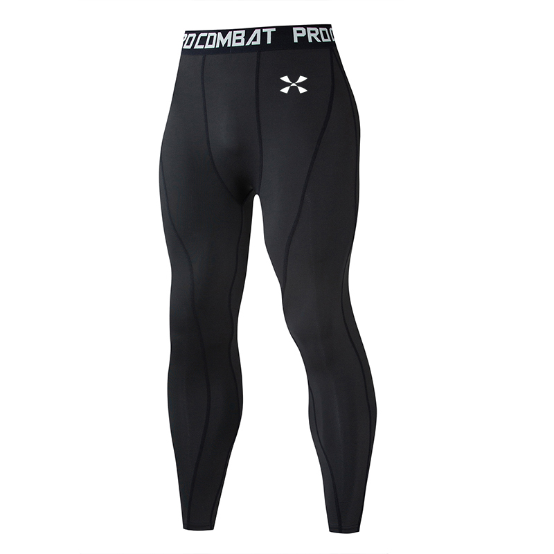 Crossfit Victory - Men Gym Sport Tights Quick Dry