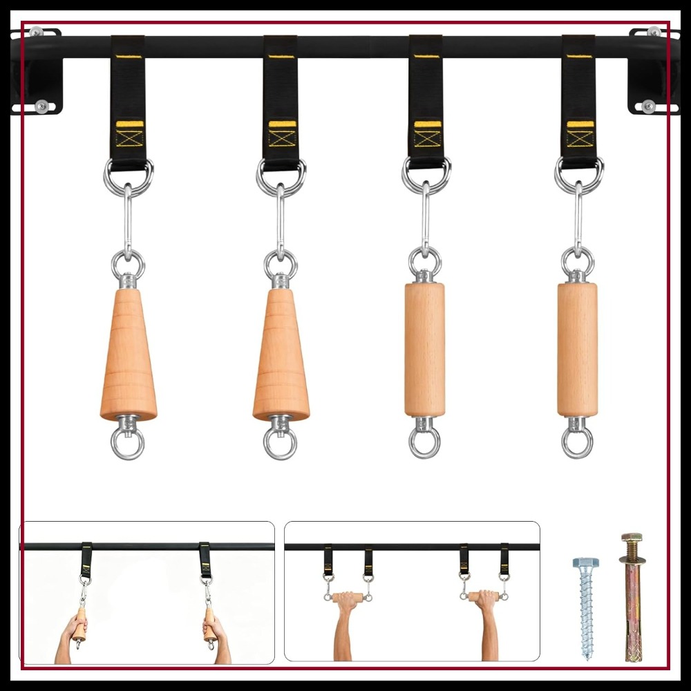 Pull Up Bar Grip - Wall Mounted Pull Up Bar, Secure