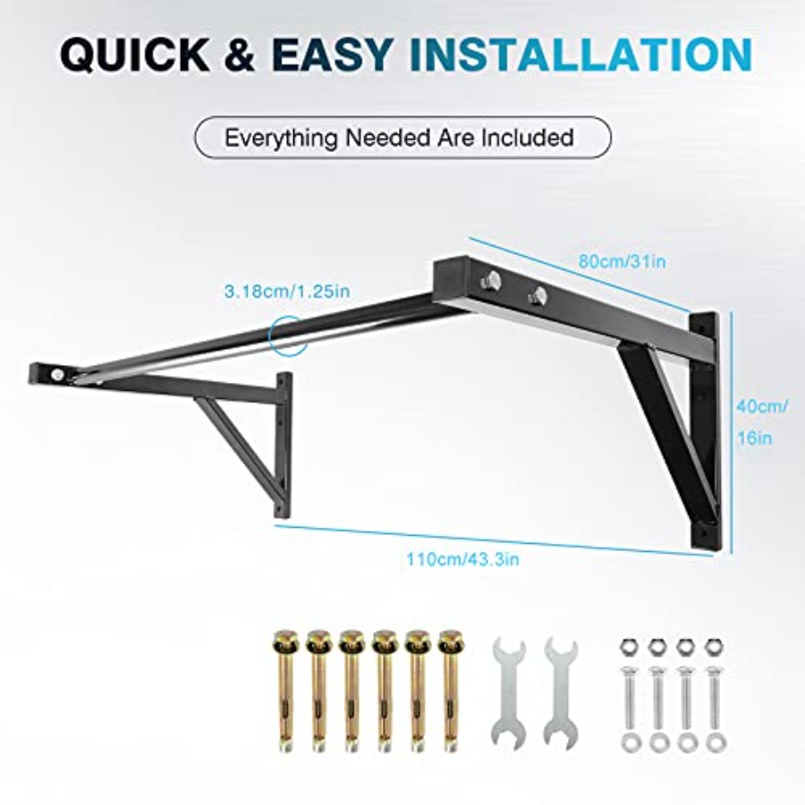 Wall Mounted Pull Up Bar for H - Pull Up Bar Grip review and price