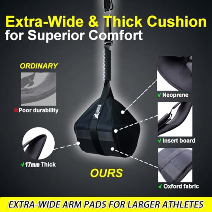 Heavy-Duty Hanging Ab Straps f - Pull Up Bar Grip review and price
