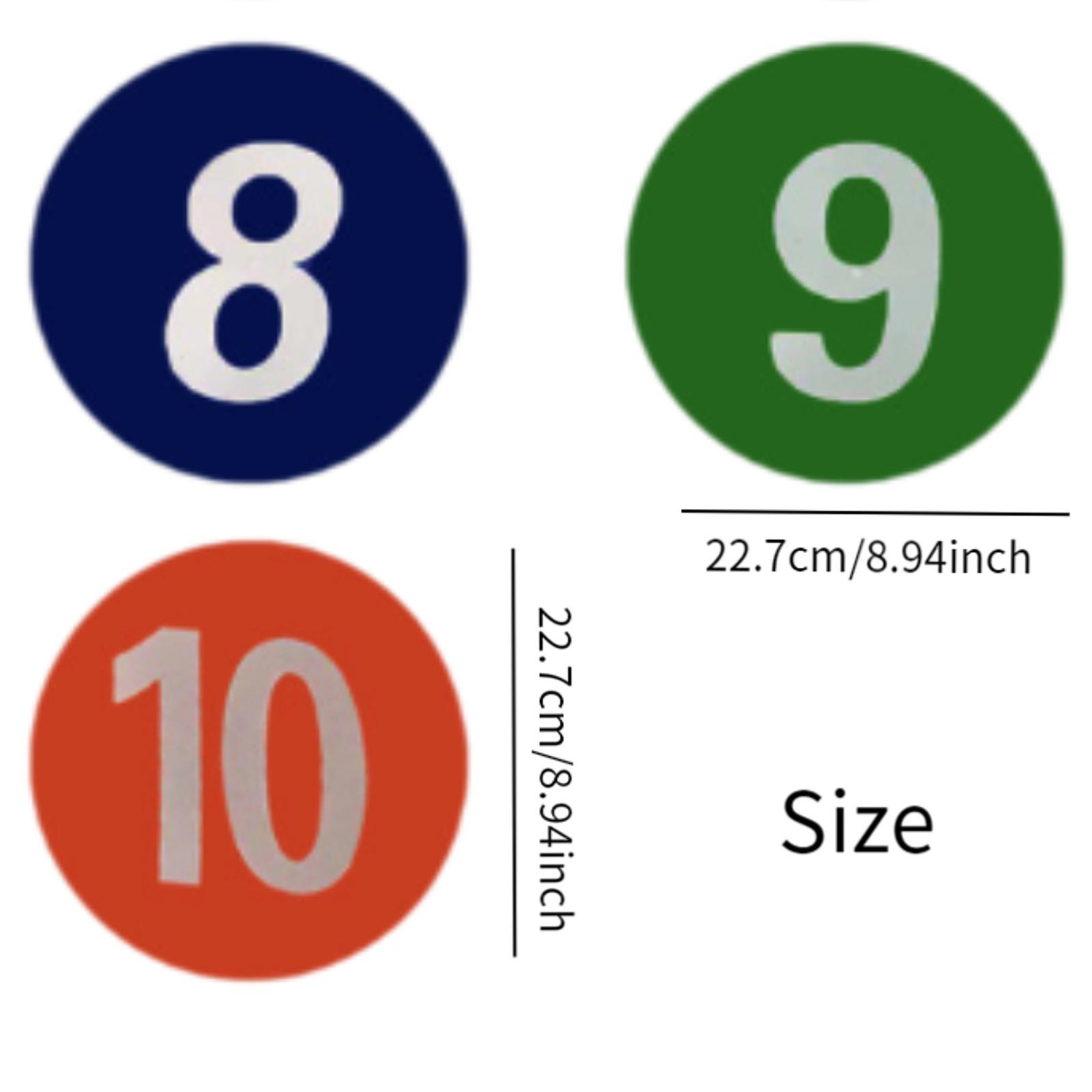 10x Numbered Floor Dots Marker - Speed Agility Dots review and price