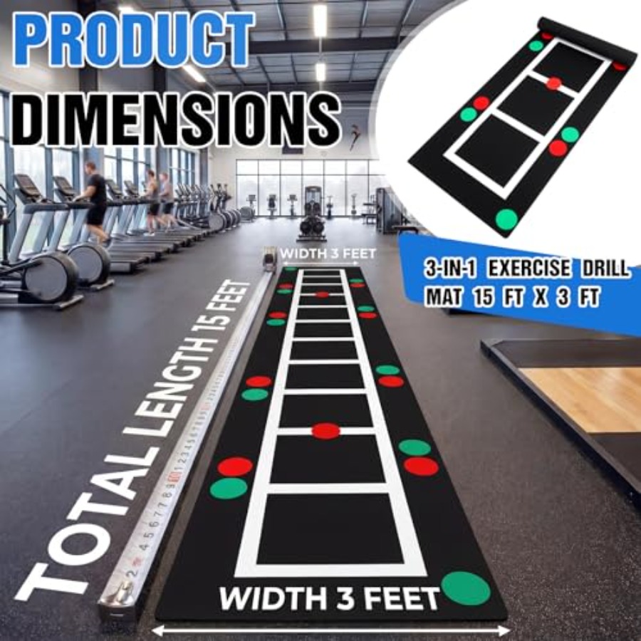 3-in-1 Agility Ladder Training - Speed Agility Dots review and price