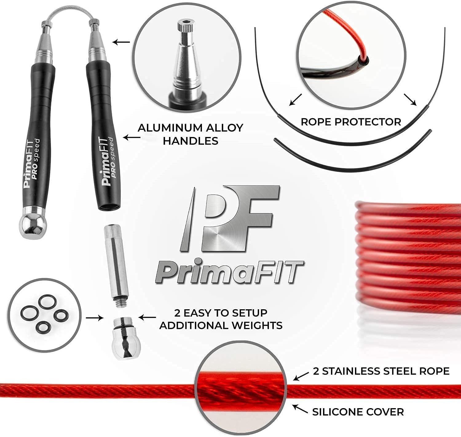 Speed Jump Rope Pro, Adjustabl - Jump Rope Speed Bearing review and price