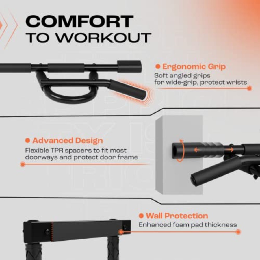 Heavy Duty Wall Mounted Pull U - Pull Up Bar Grip review and price