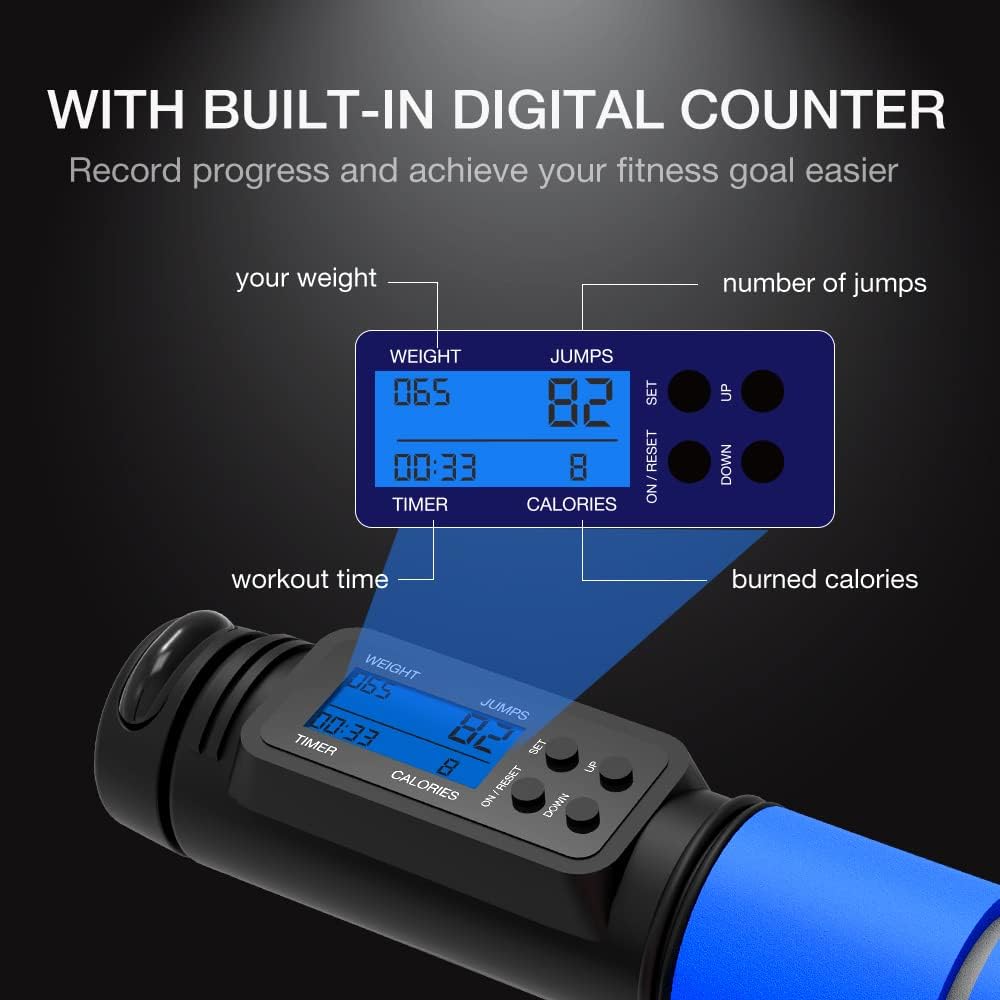 Adjustable Speed Jump Rope wit - Jump Rope Speed Bearing review and price