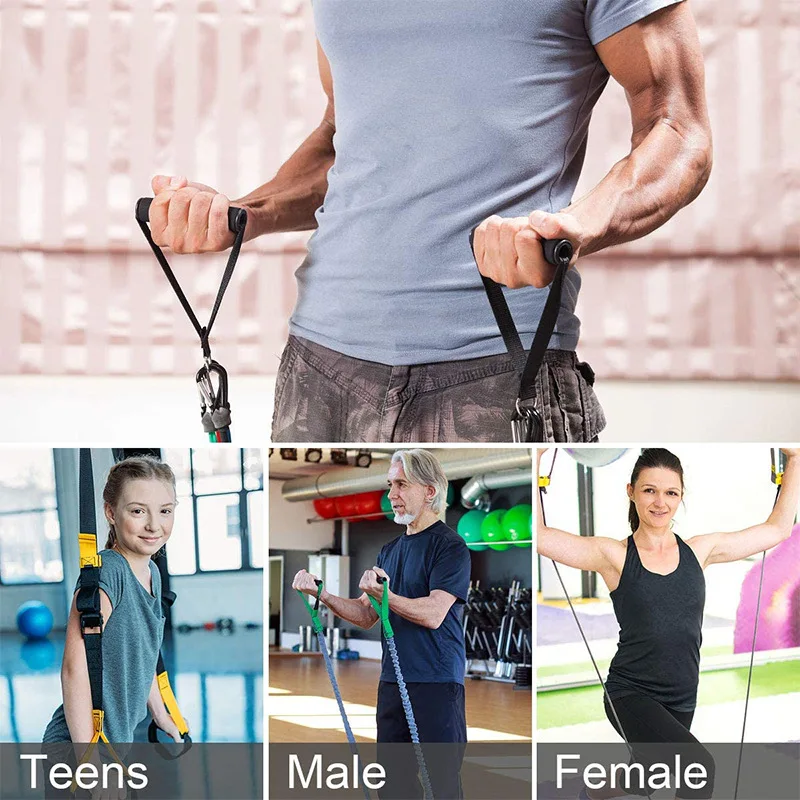 2PC Resistance Bands Sport Cro - Crossfit Training Gear review and price