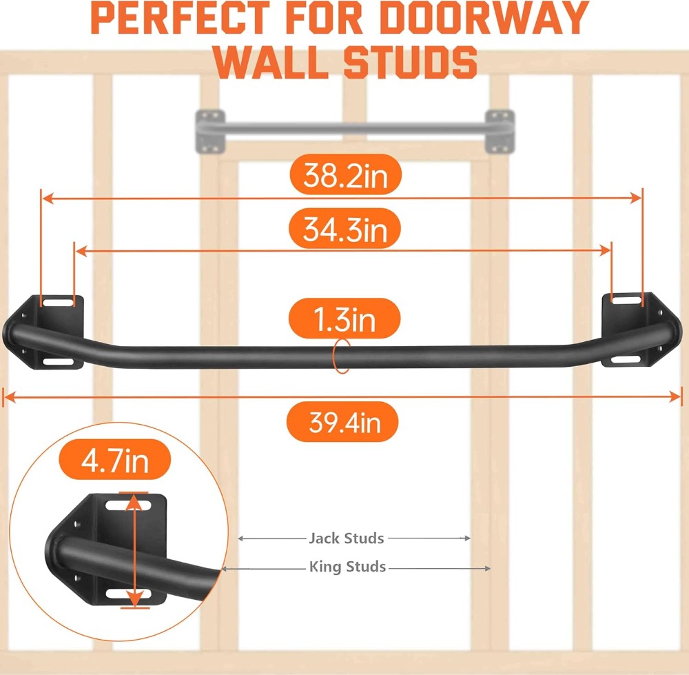 Heavy Duty Wall Mounted Pull U - Pull Up Bar Grip review and price