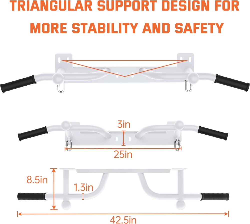 Wall Mounted Pull Up Bar - Hea - Pull Up Bar Grip review and price
