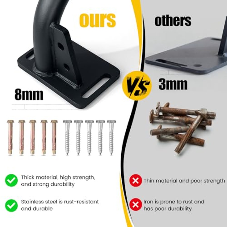 Heavy Duty Wall Mounted Pull U - Pull Up Bar Grip review and price