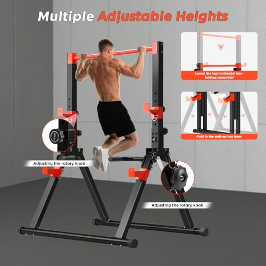 Home gym foldable power tower  - Pull Up Bar Grip review and price