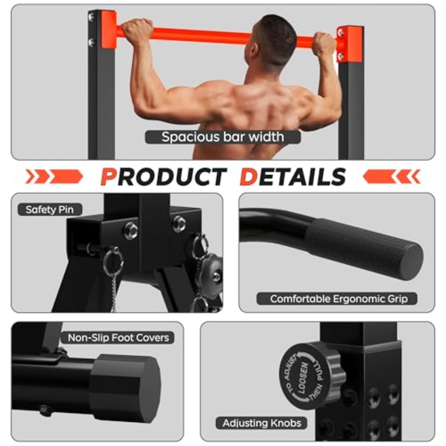 Home gym foldable power tower  - Pull Up Bar Grip review and price