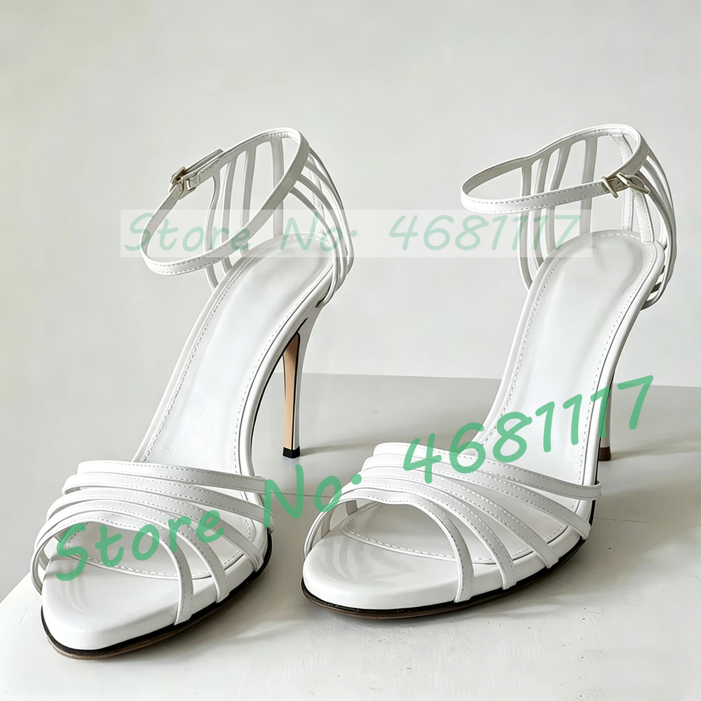 Black Caged Open Toe High Heel - Crossfit Lady review and price