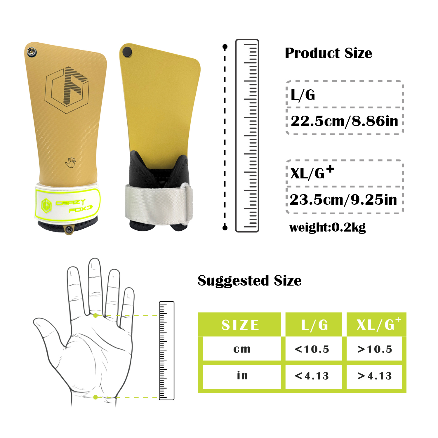 Natural Rubber Anti‑Slip Palm  - Crossfit Gym Gear review and price