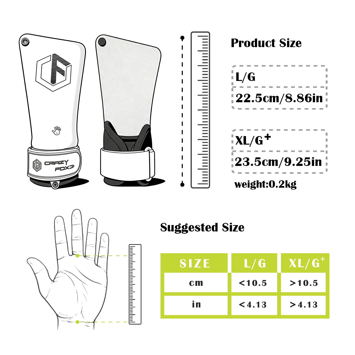 Natural Rubber Anti‑Slip Palm  - Crossfit Gym Gear review and price