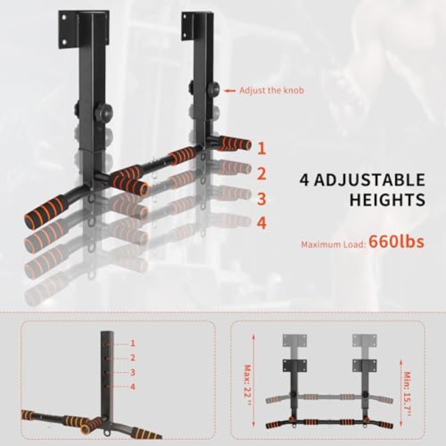 Wall Mounted Pull Up Bar for H - Pull Up Bar Grip review and price
