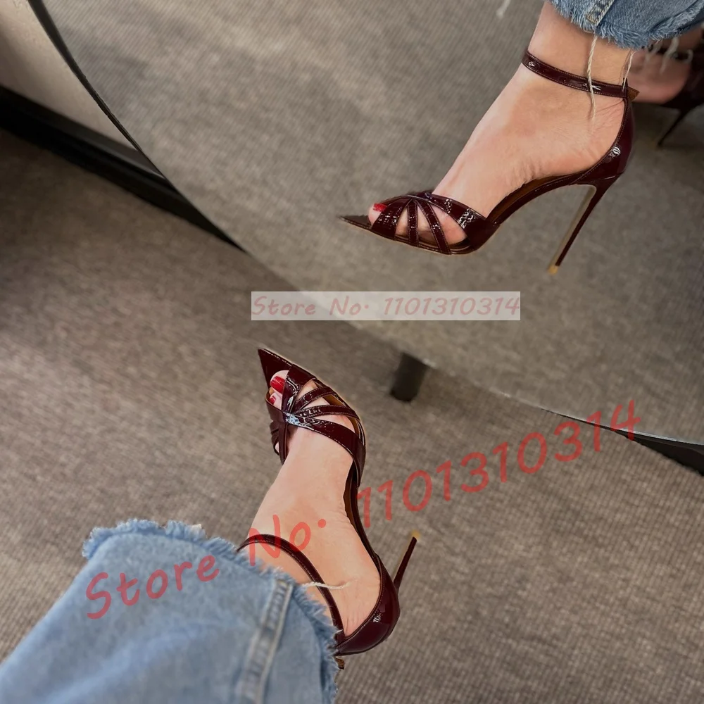 Nude Cross Strap High Heels Sa - Crossfit Lady review and price