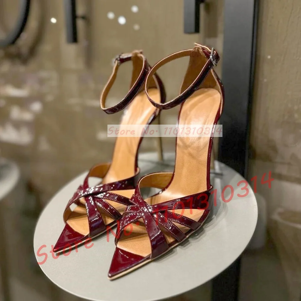 Nude Cross Strap High Heels Sa - Crossfit Lady review and price