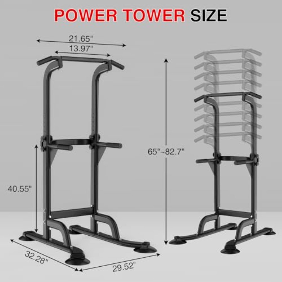 Adjustable Power Tower Pull Up - Pull Up Bar Grip review and price