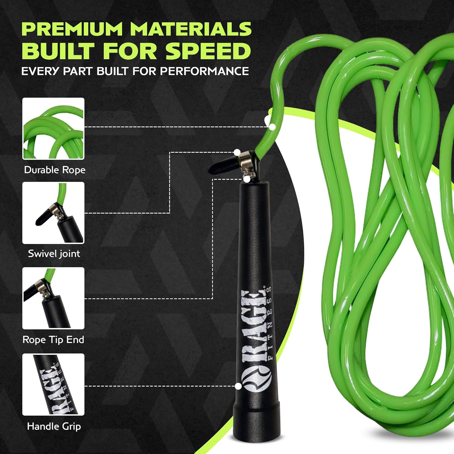 Adjustable PVC Speed Jump Rope - Jump Rope Speed Bearing review and price
