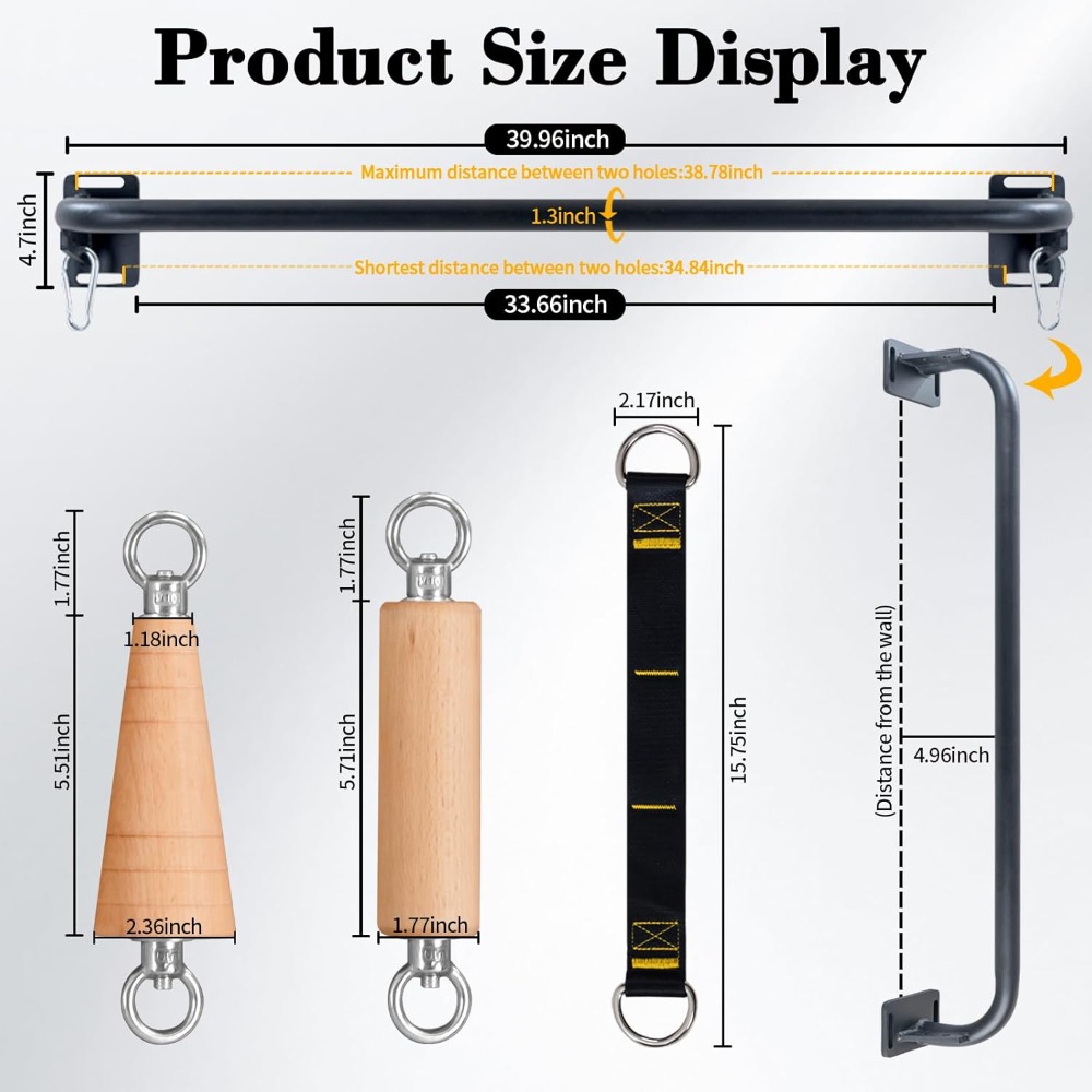 Wall Mounted Pull Up Bar, Secu - Pull Up Bar Grip review and price